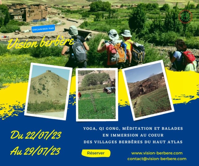 Yoga Qi Gong Méditation et Balades : Séjour en Immersion au Cœur des Villages Berbères du Haut Atlas (séjour en étoile)